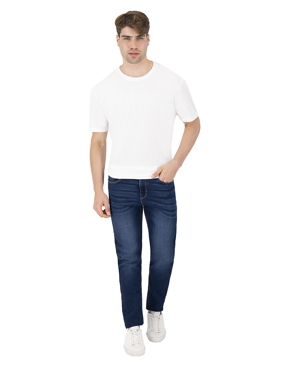 SET DE 2 PLAYERAS BÁSICAS BLANCA, VERDE INDICUM HOMBRE