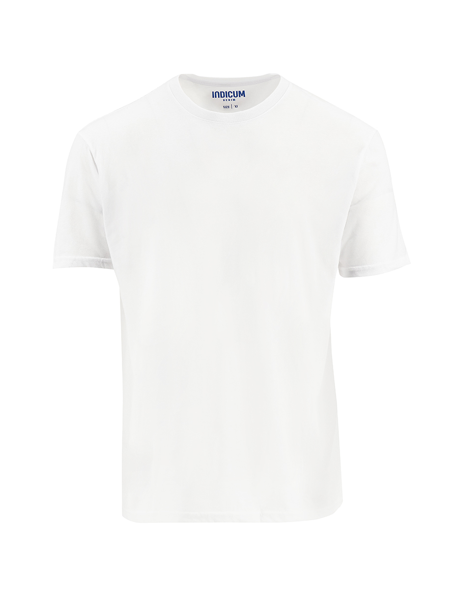 SET DE 2 PLAYERAS BÁSICAS BLANCA, VERDE INDICUM HOMBRE
