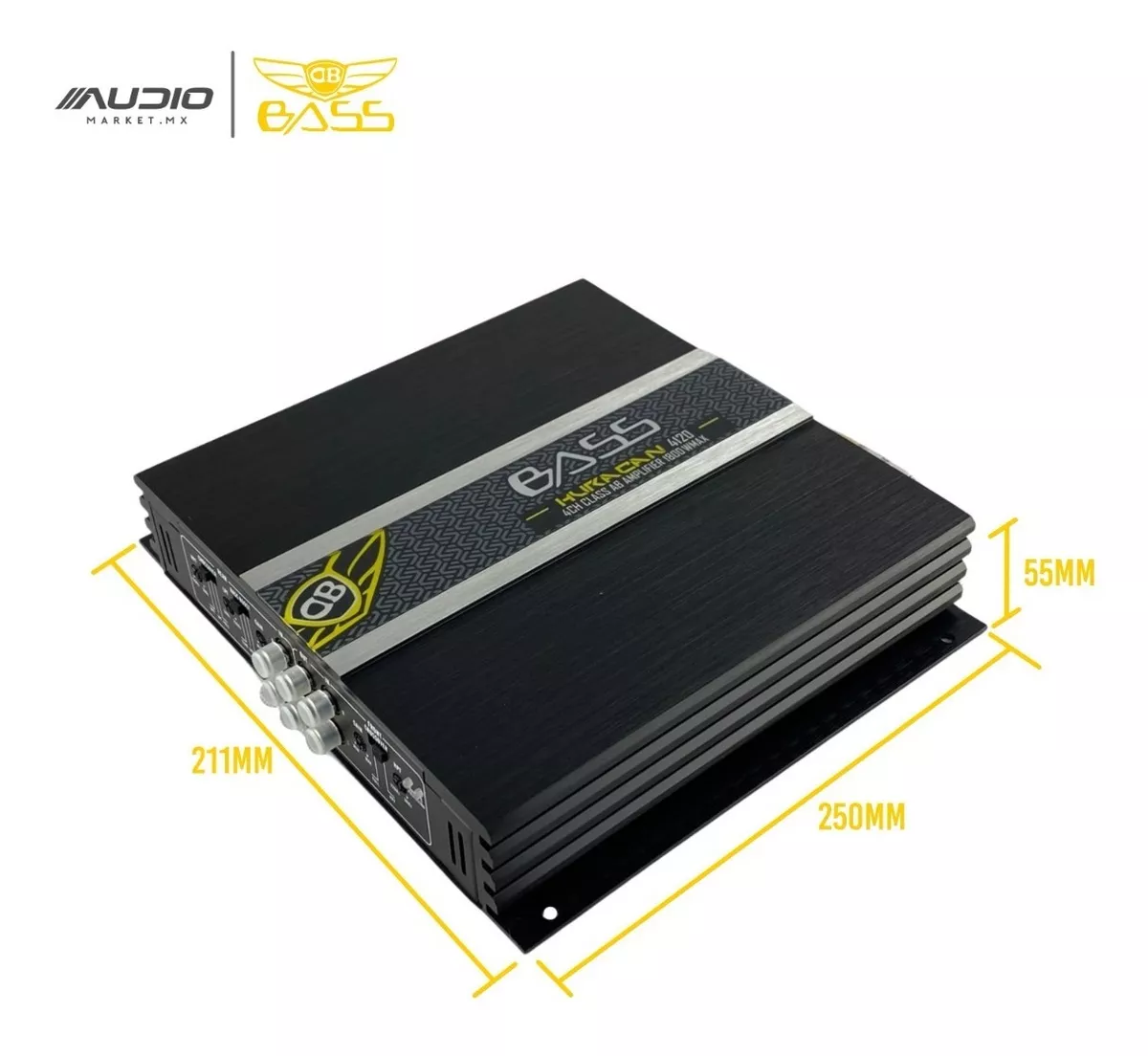 Amplificador Db Bass Huracan4120 1800w 4 Canales 