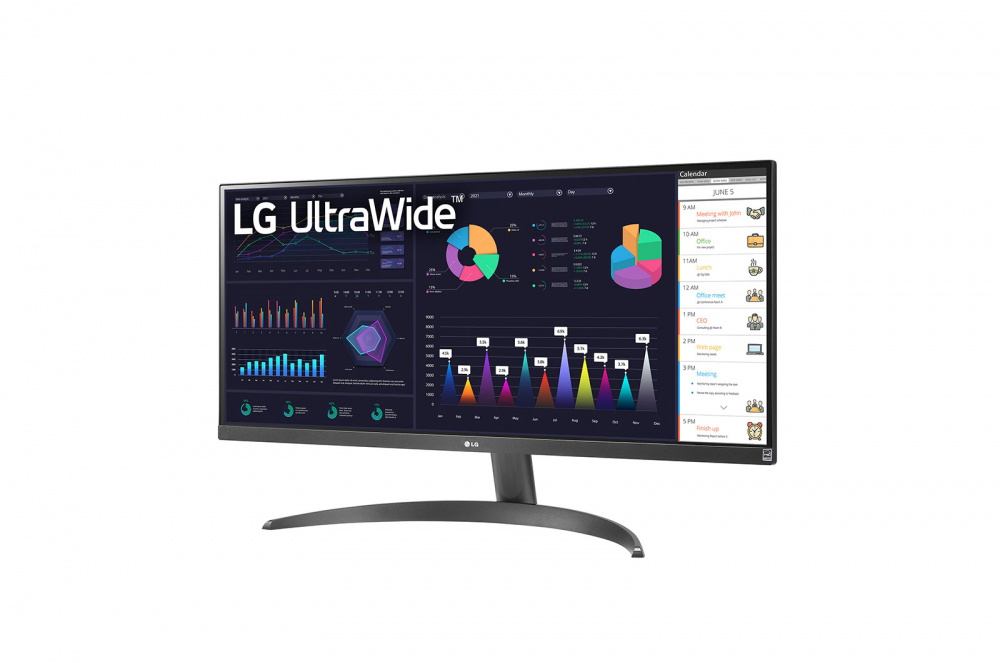 Monitor LG 29WQ500-B LED 29", Full HD, Ultra Wide, FreeSync, 100Hz, HDMI, Negro