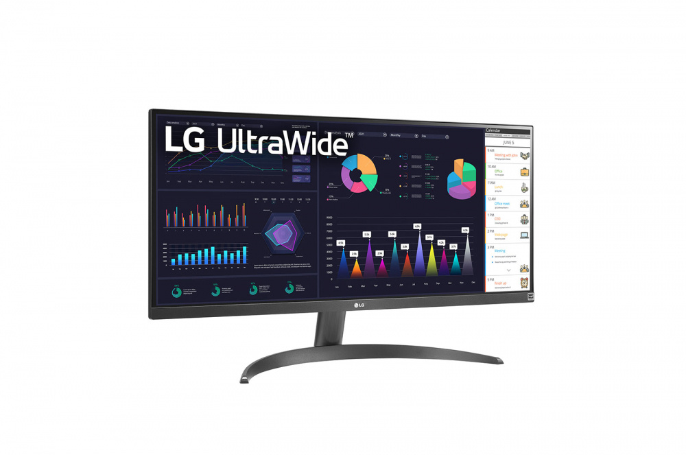 Monitor LG 29WQ500-B LED 29, Full HD, Ultra Wide, FreeSync, 100Hz, HDMI, Negro
