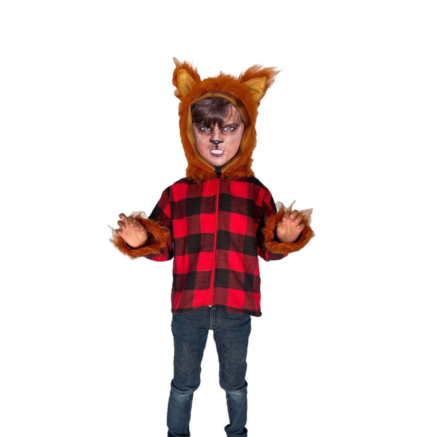 Chamarra de Hombre Lobo - Disfraz de Halloween - Disfraces de Hombres Lobos - NO INCLUYE PANTALÓN