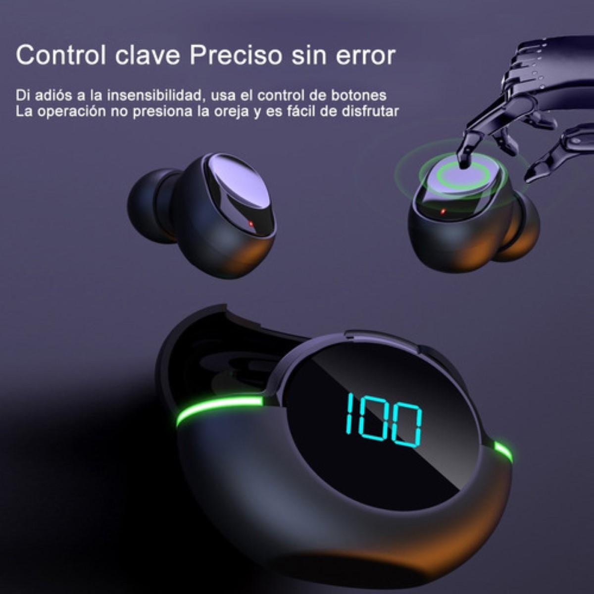 Audífonos Inalámbricos Y80 Con Bluetooth 5.1 In-ear Gamer