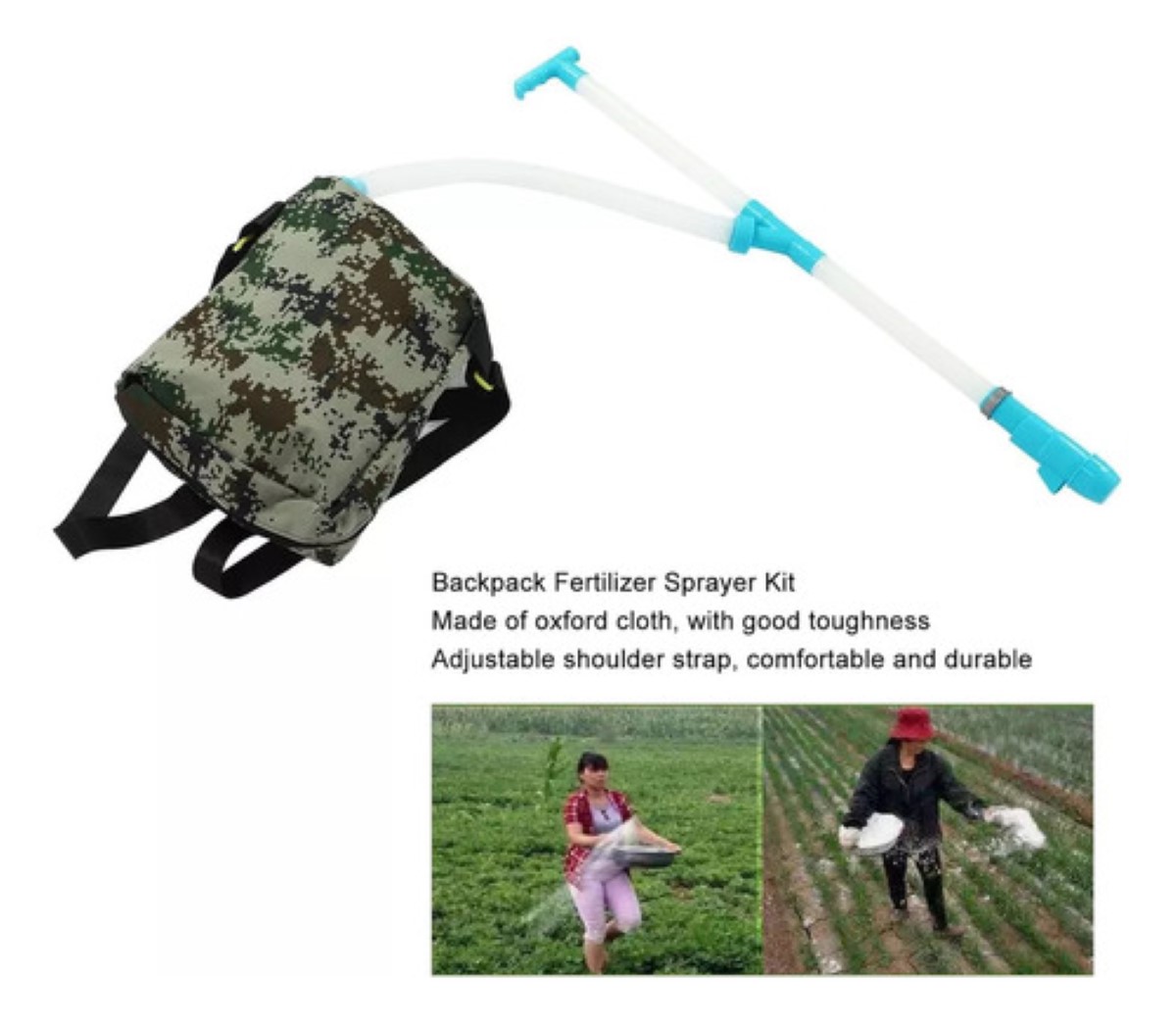 Mochila Fertilizadora Agrícola Dosificadora  VERDE MILITAR