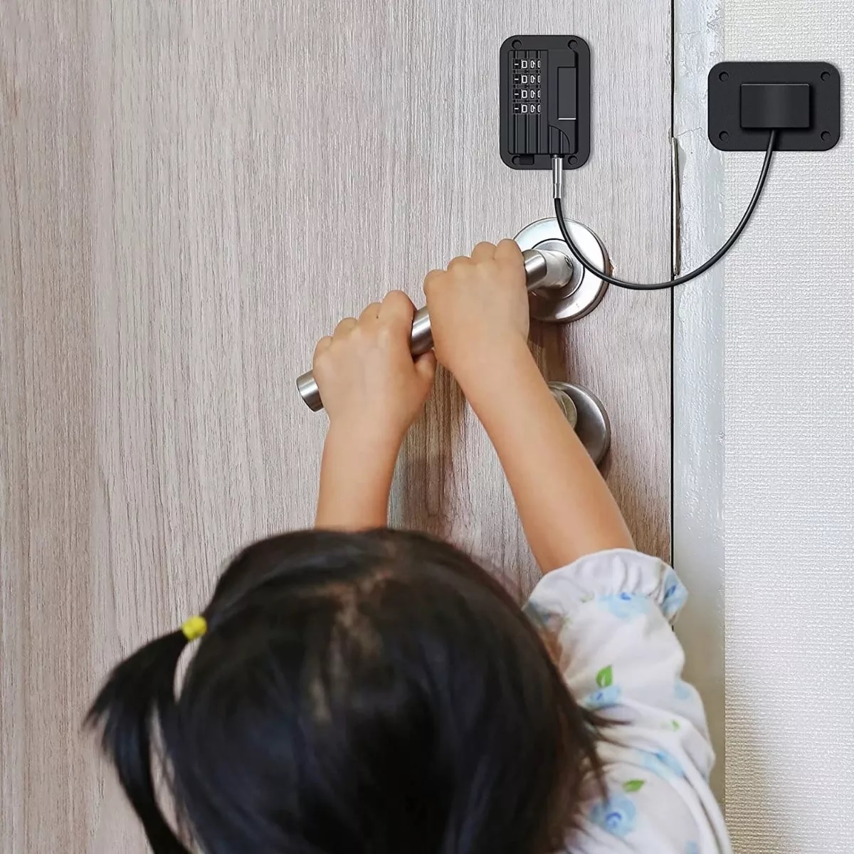 Cerradura De Refrigerador Con Código Para Niños De 2 Piezas Negro