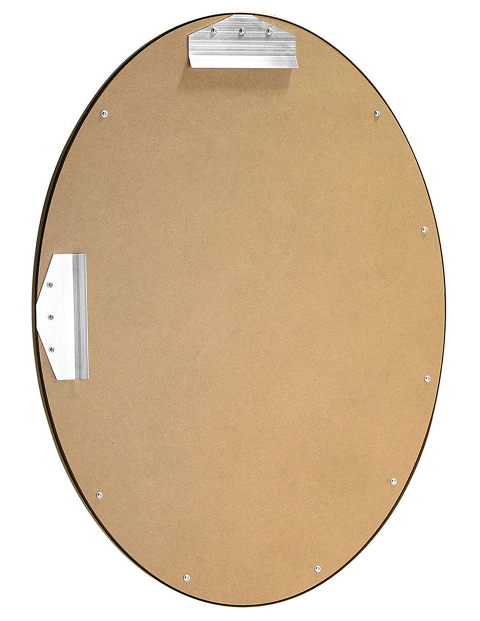Espejo Decorativo De Baño Con Marco Ovalado - 58x74 cm - Fine Art Tj