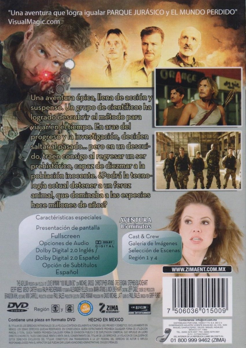 100000 Ac Cien Mil Antes De Cristo Pelicula Dvd
