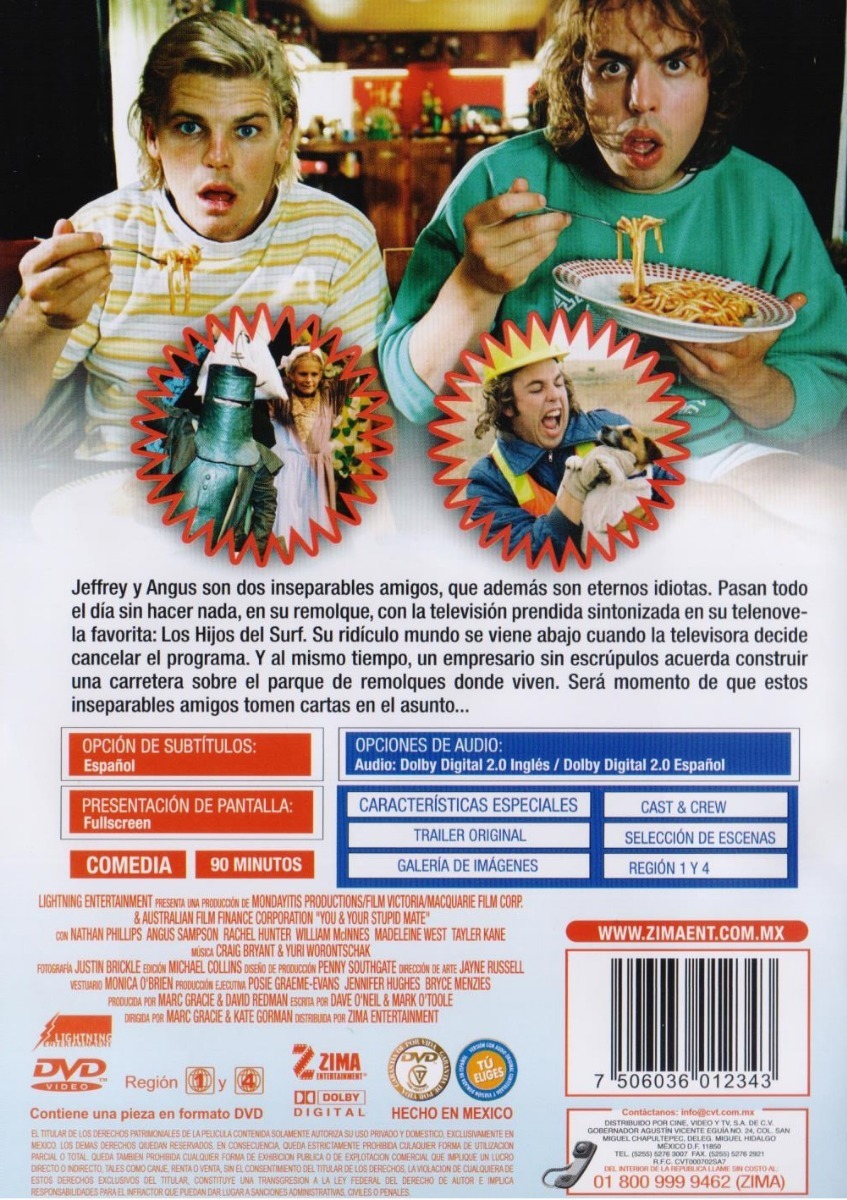 Una Pareja De Tontos You Y Your Dtupid Mate Pelicula Dvd