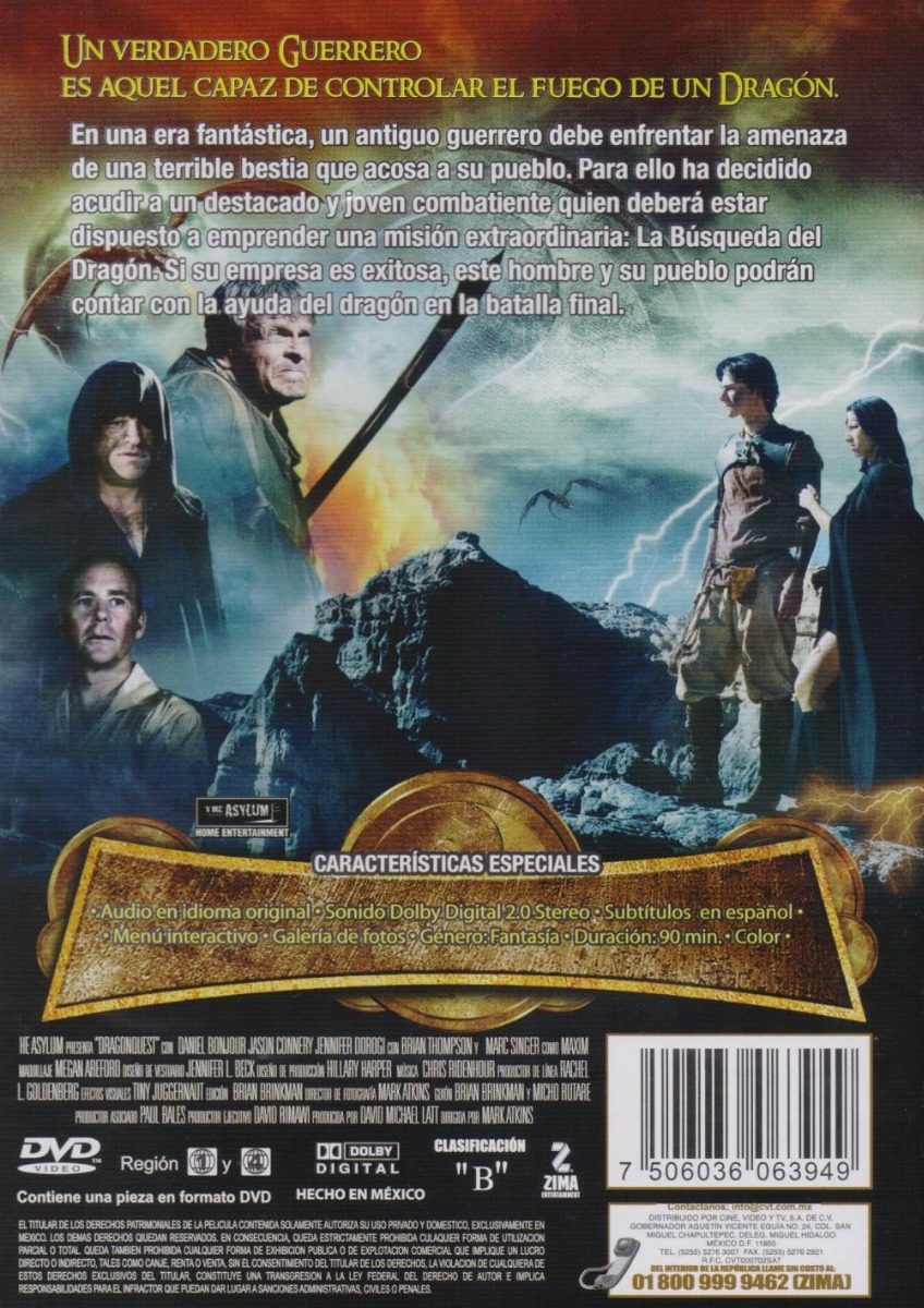 El Cazador De Dragones La Leyenda Pelicula Dvd.