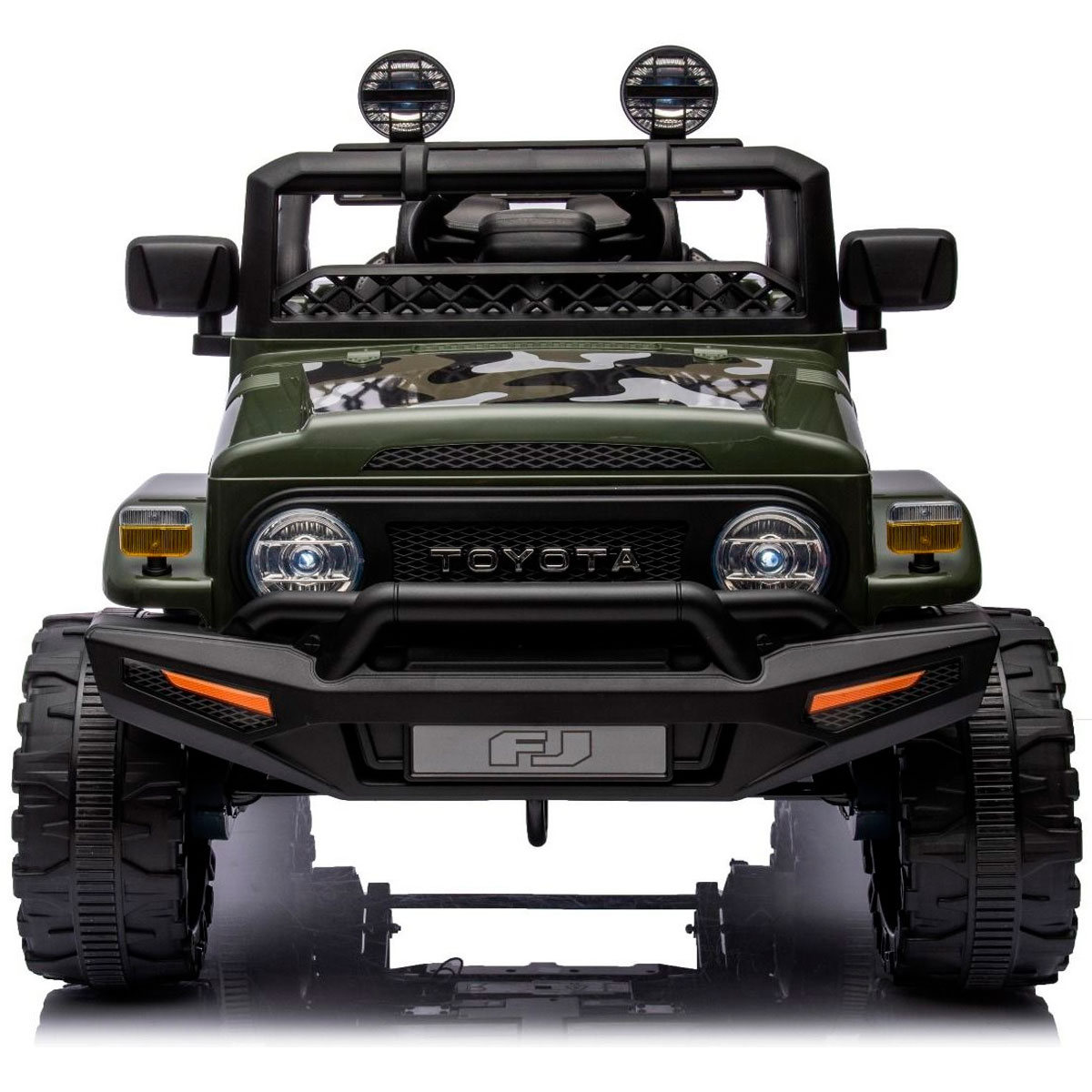 Montable Electrico Para Niños Toyota Fj Cruiser JJ2099 C-Lee Verde
