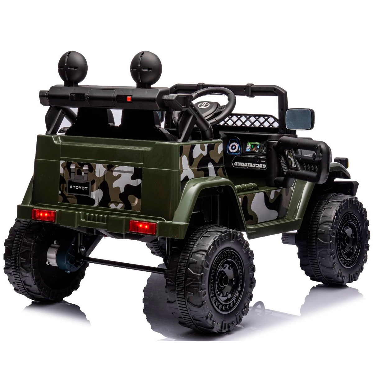 Montable Electrico Para Niños Toyota Fj Cruiser JJ2099 C-Lee Verde