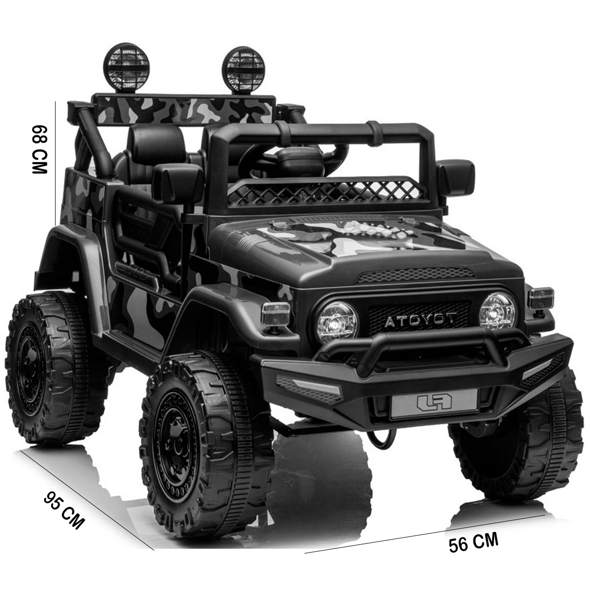Montable Electrico Para Ninos Toyota Fj Cruiser JJ2099 Le Monde Verde