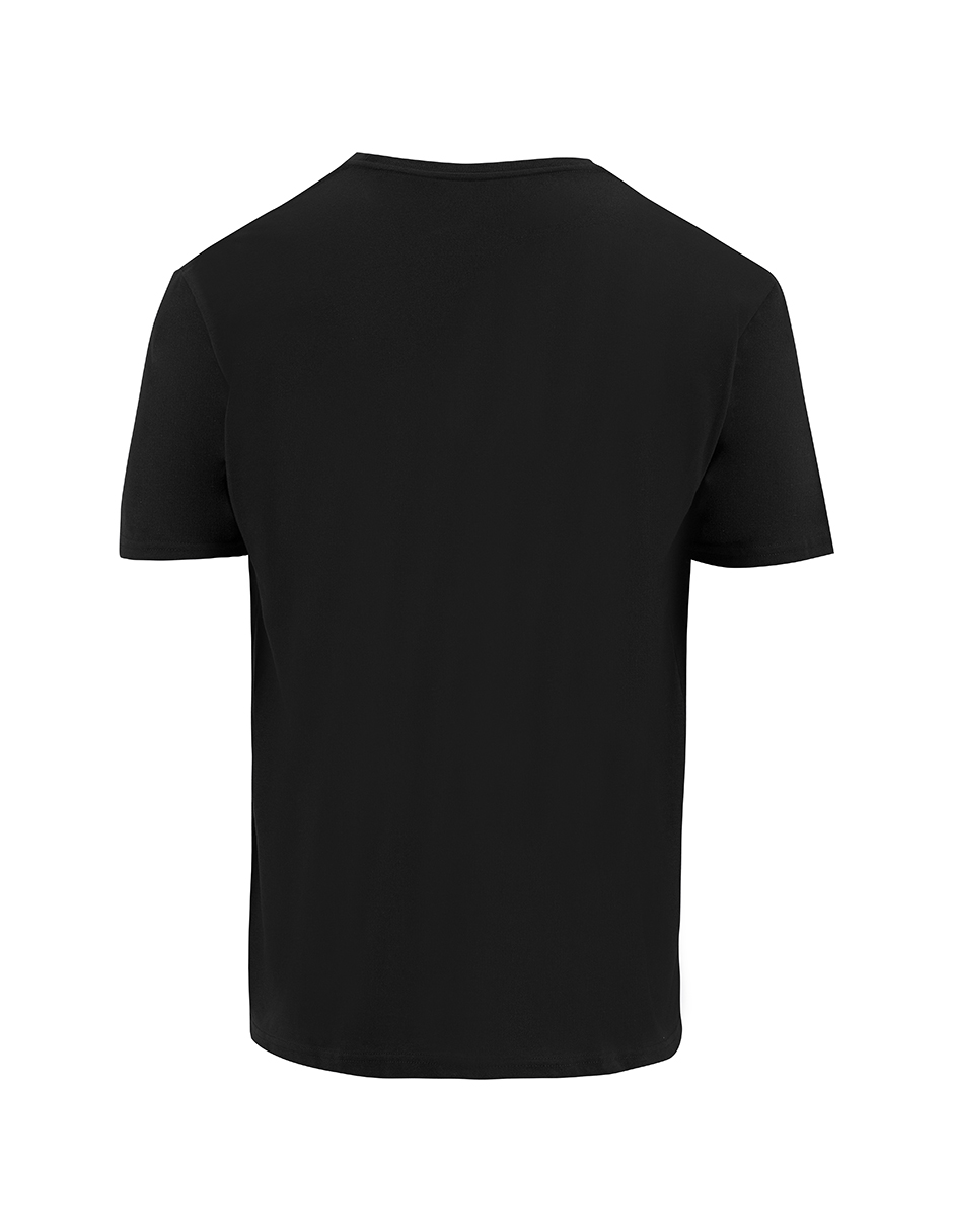 SET DE 3 PLAYERAS BÁSICAS NEGRAS INDICUM HOMBRE