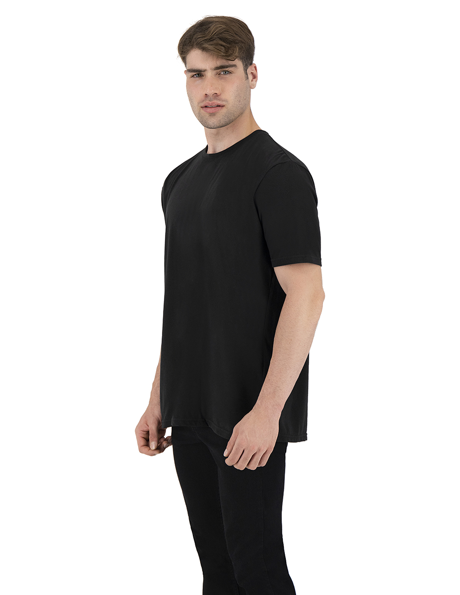 SET DE 3 PLAYERAS BÁSICAS NEGRAS INDICUM HOMBRE