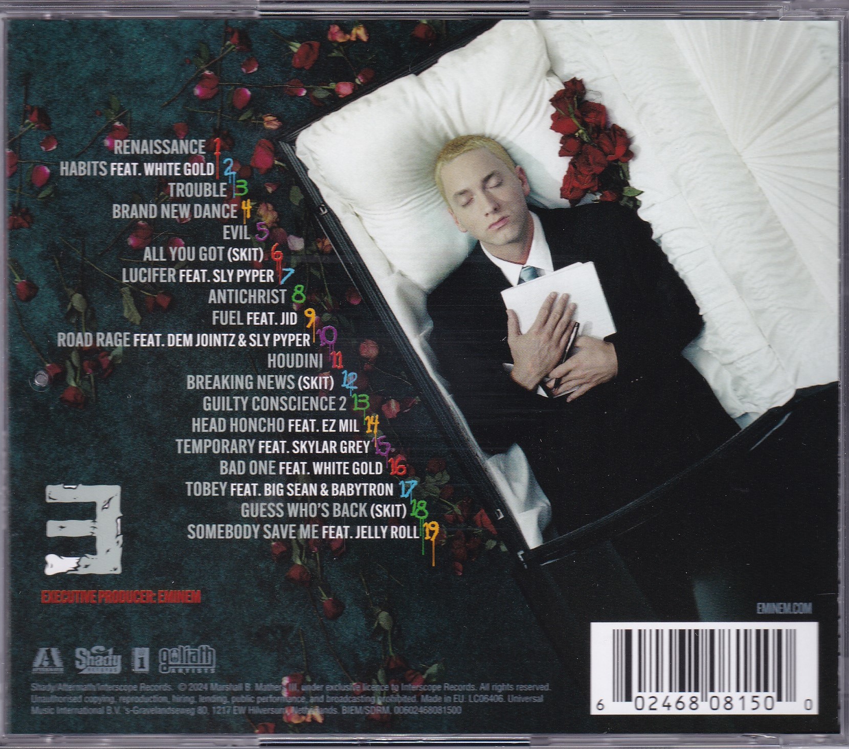 Eminem The Death Of Slim Shady Coup De Grace Disco 2024 Cd