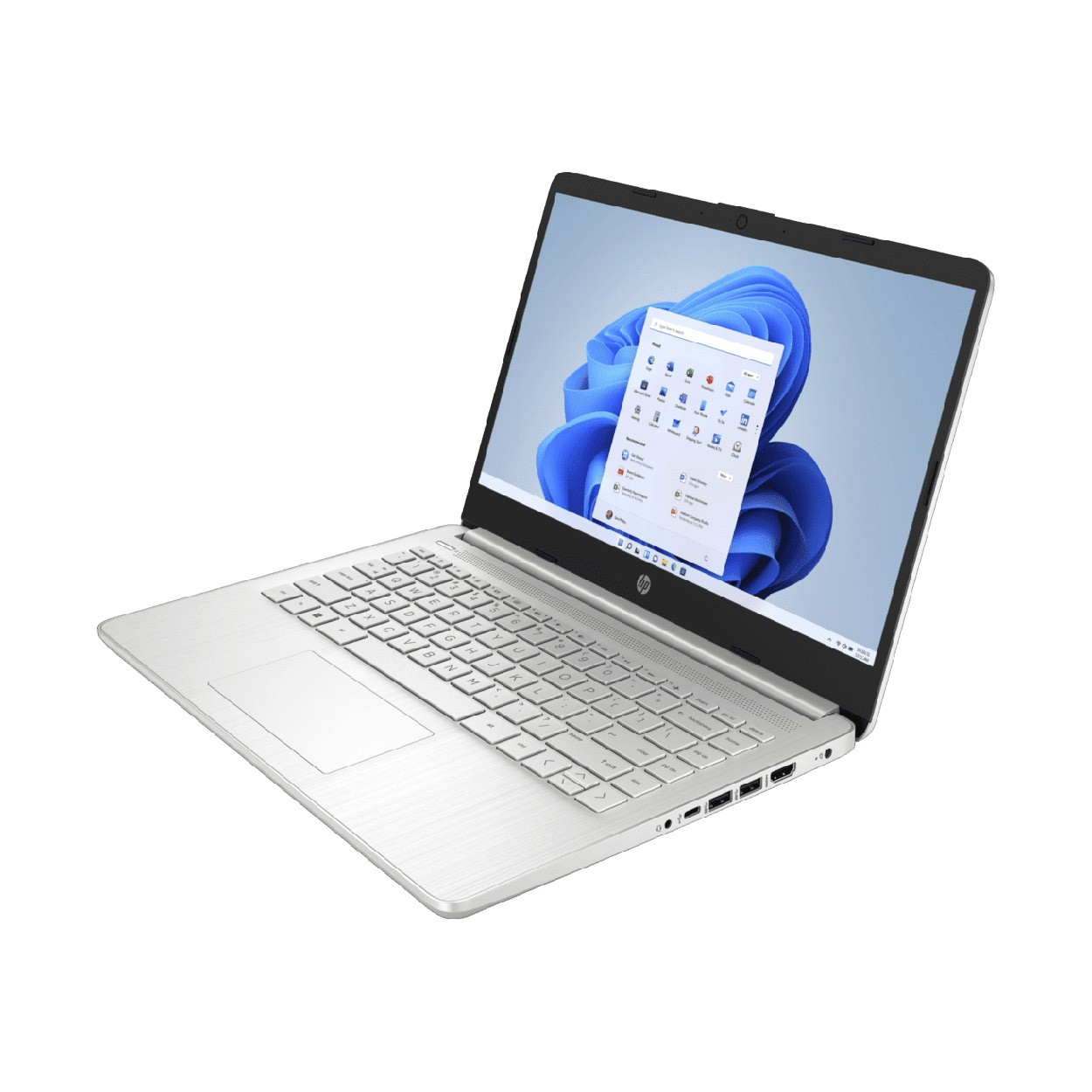 LAPTOP HP 14-DQ0532LA INTEL CELERON-N4120 4GB 128GB SSD PCIE 14PULG HD W11H MX SILVER