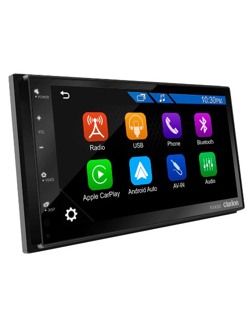 Autoestéreo 2 DIN Clarion FX450 Pantalla WVGA de 6,8"/Mirroring /Apple CarPlay/Android Auto/Bluetooth