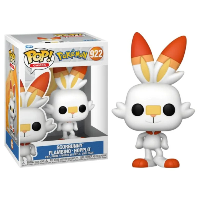 FUNKO POP! GAMES: Pokemon - Scorbunny #922