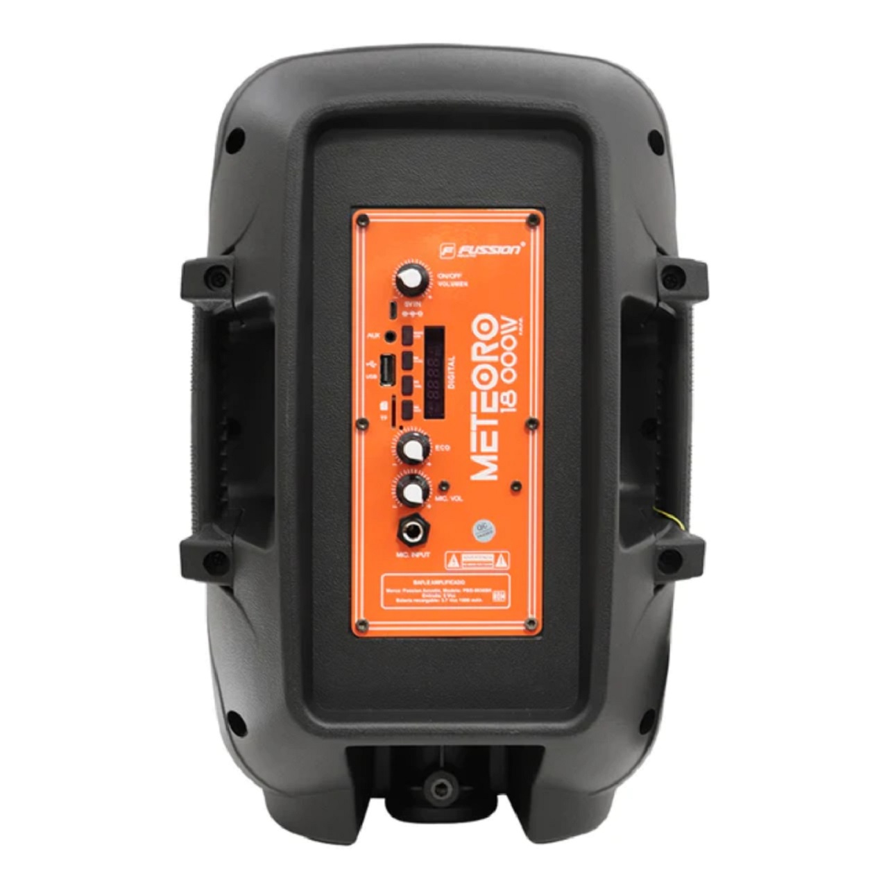Bafle Amplificado Fussion PBS-9936BK 8" Meteoro 18 000W P.M.P.O Negro ENDY5