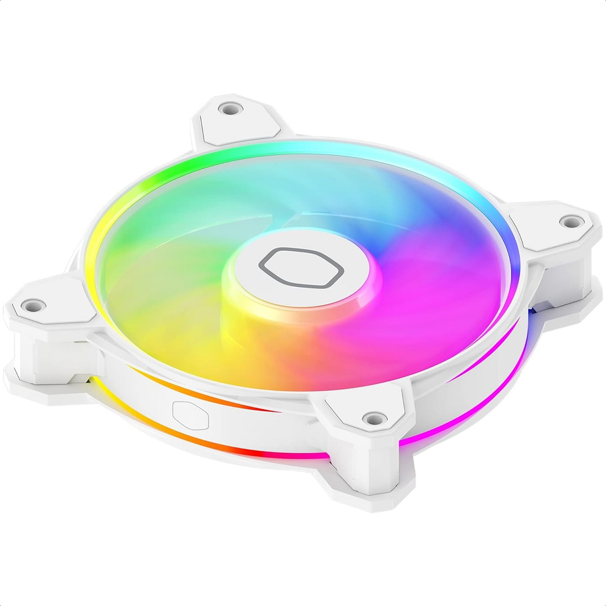 Ventilador Cooler Master 120mm MasterFan MF120 HALO² ARGB WHITE MFL-B2DW-21NP2-R2