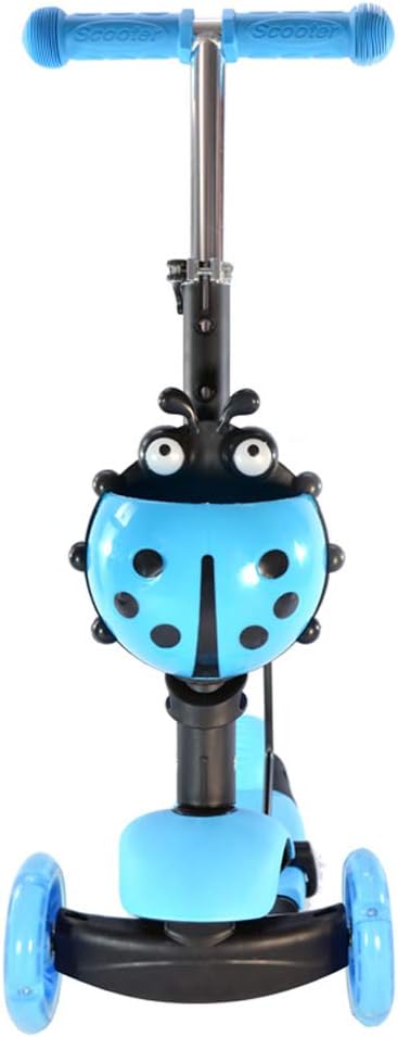 Scooter Patin Montable 3 Ruedas Con Luces Led Catarina Azul