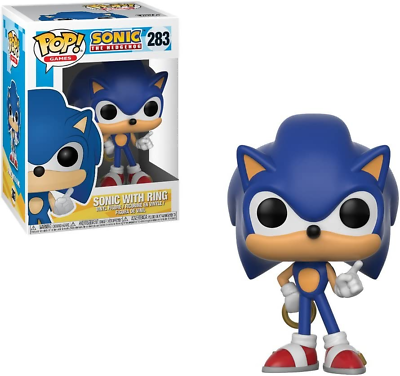Funko Pop! Games: SONIC THE HEDGEHOG with EMERALD Figure #284