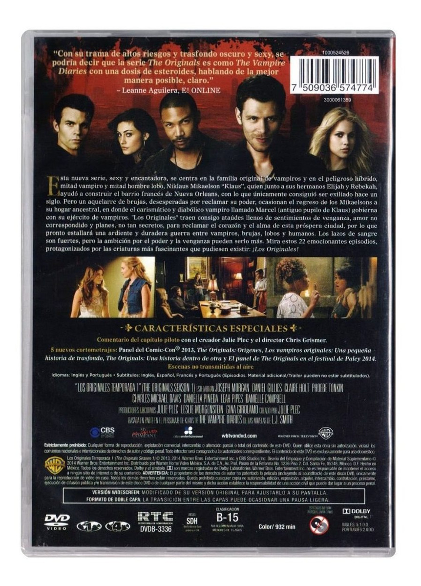 Los Originales Originals Primera Temporada 1 Uno Dvd
