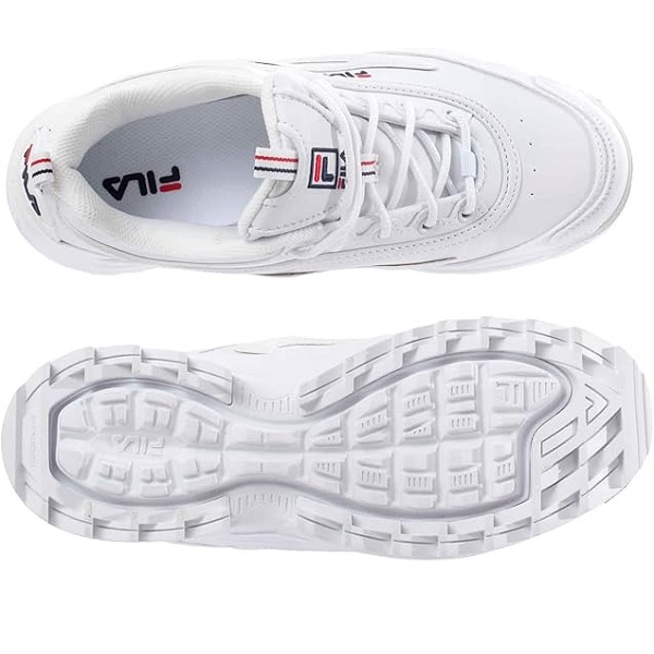 Tenis Fila Distorter Blanco Mujer Tallas #23 al #27