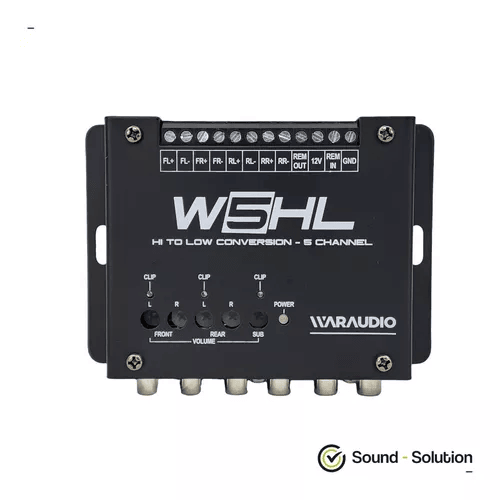 Convertidor Alta Baja De 5 Canales Waraudio W5hl 12v