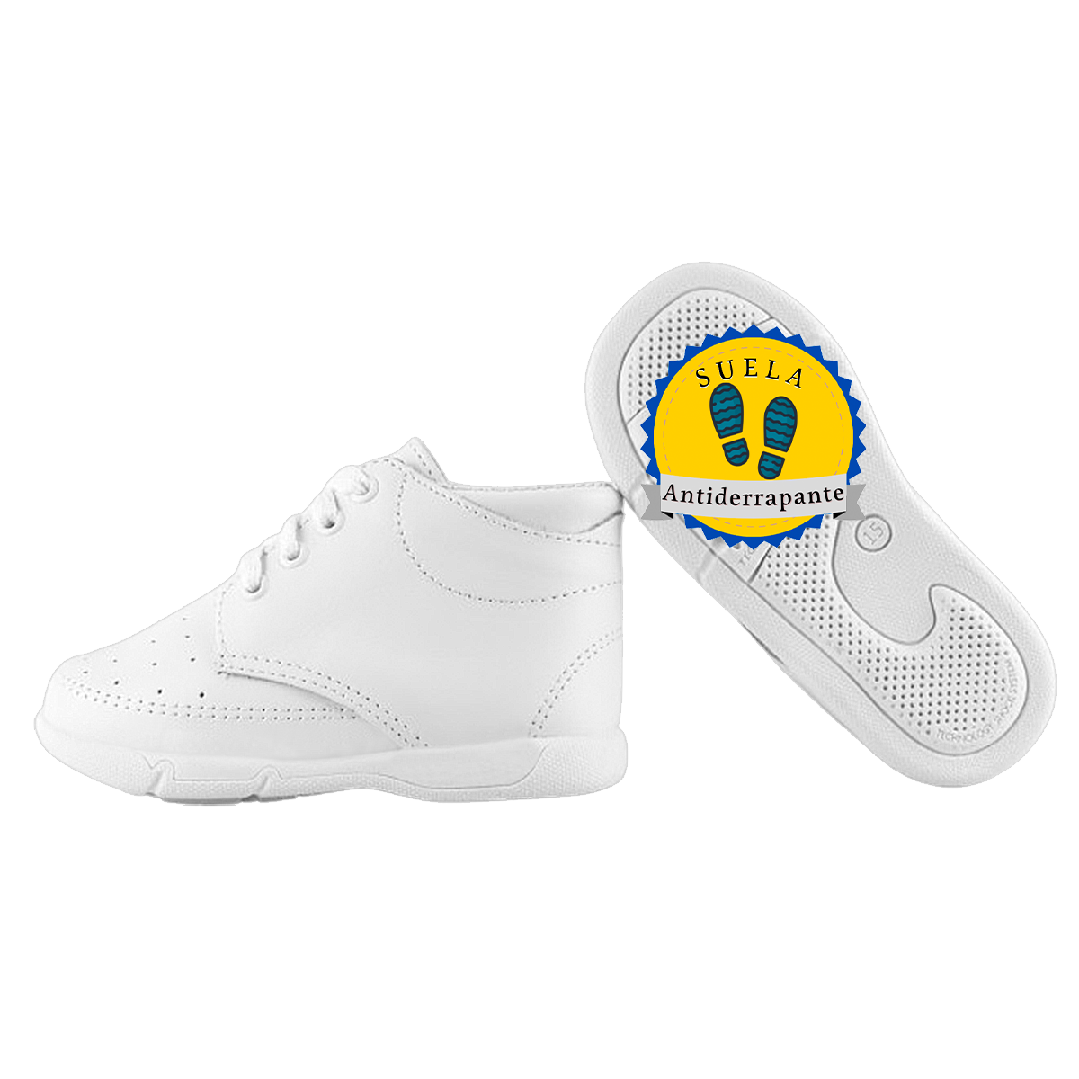 Zapato Niño Bebé Bautizo 100% Piel Arco Ortopédico 3214-B