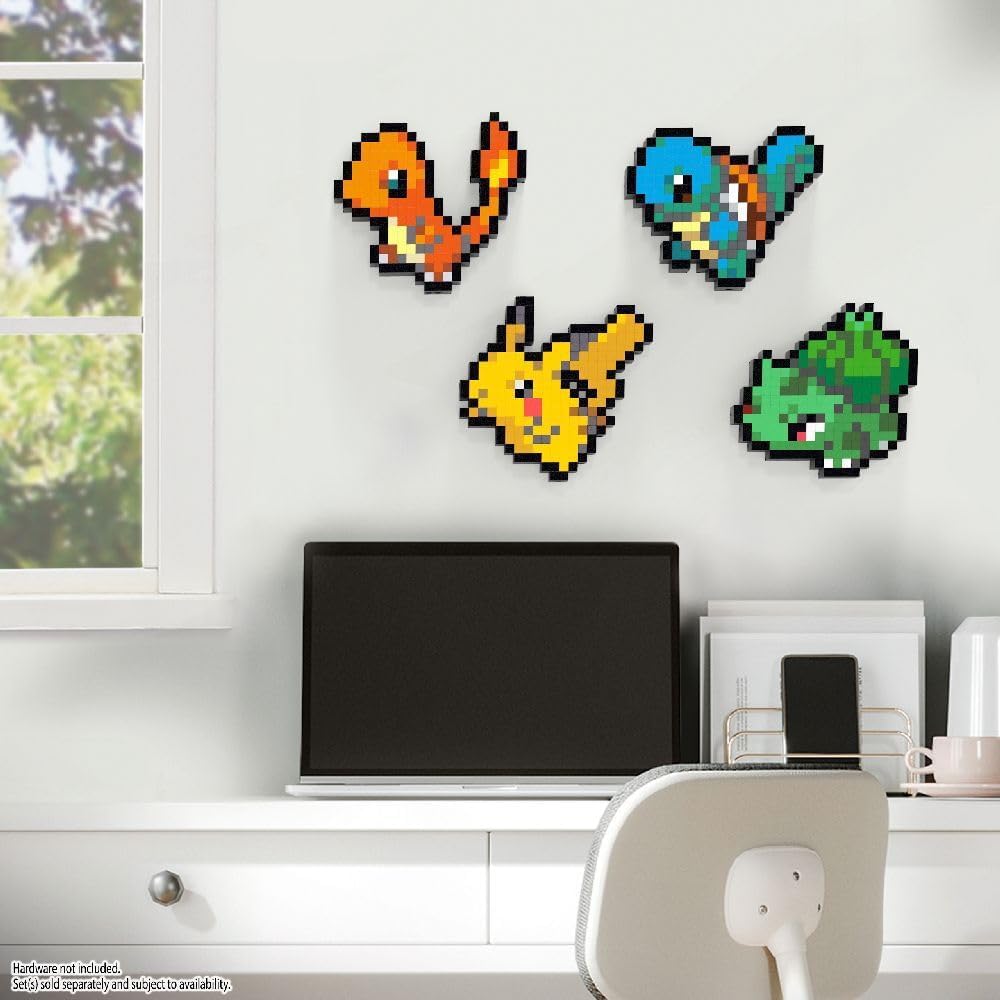 Mega Contstrux Pokemon Pixel Charmander 367 Pzs HTH76 Mattel