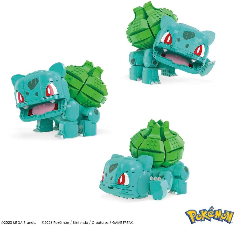 Mega Contstrux Pokemon Bulbasaur 789 Pzs HNT96 Mattel