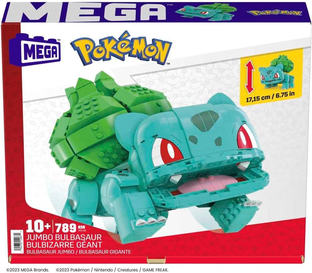 Mega Contstrux Pokemon Bulbasaur 789 Pzs HNT96 Mattel
