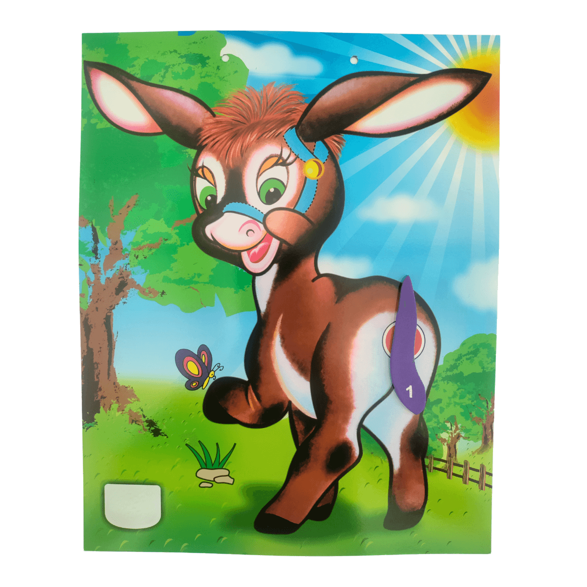 Juego de Mesa | Ponle la Cola al Burro Magnético 39x31cm: ¡Diversión asegurada!