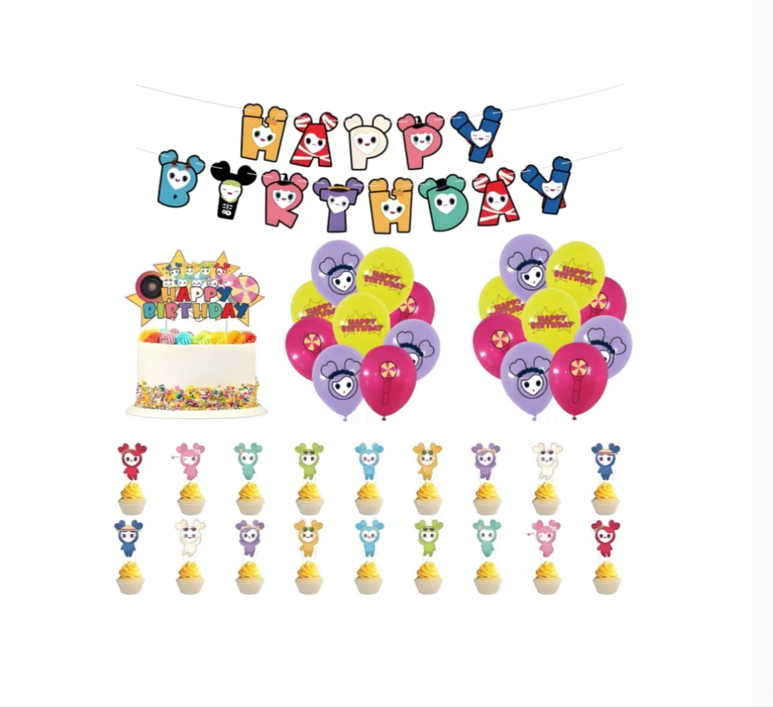 Twice Set Globos Decoracion De Cumpleaños