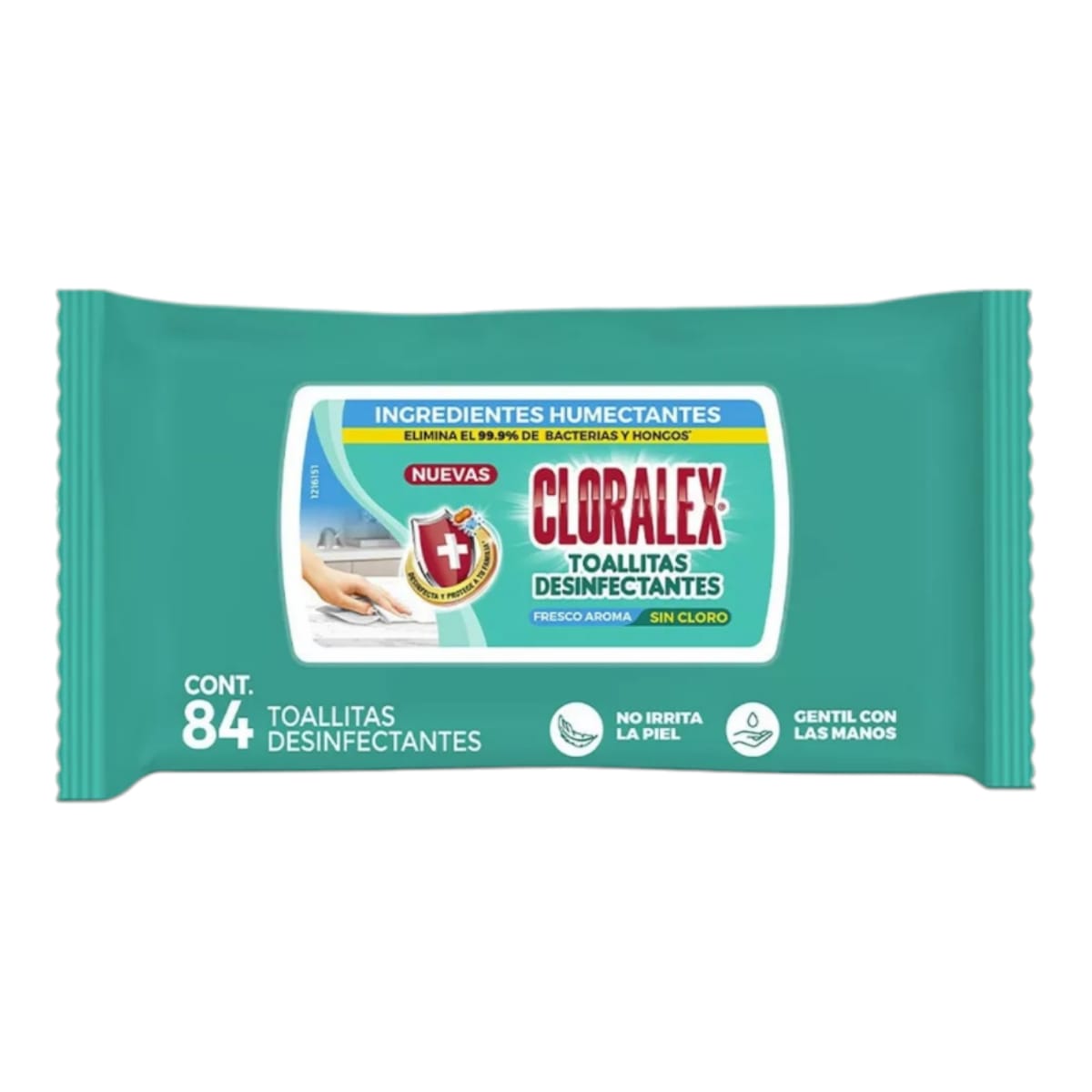 Toallitas Desinfectantes Cloralex Con Aroma Fresco De 84 Pz