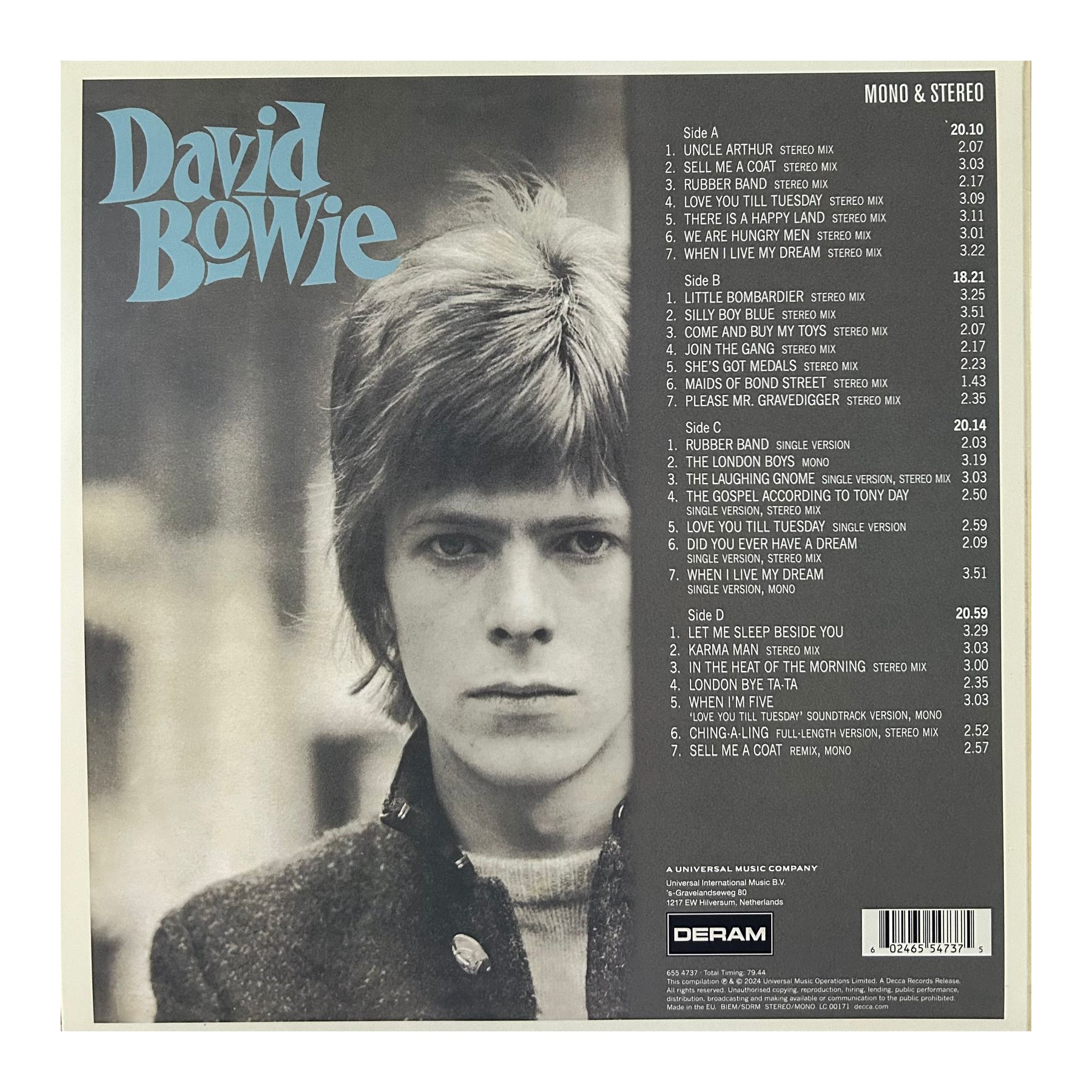 David Bowie Deluxe 2024 Green 2 Lp Vinyl