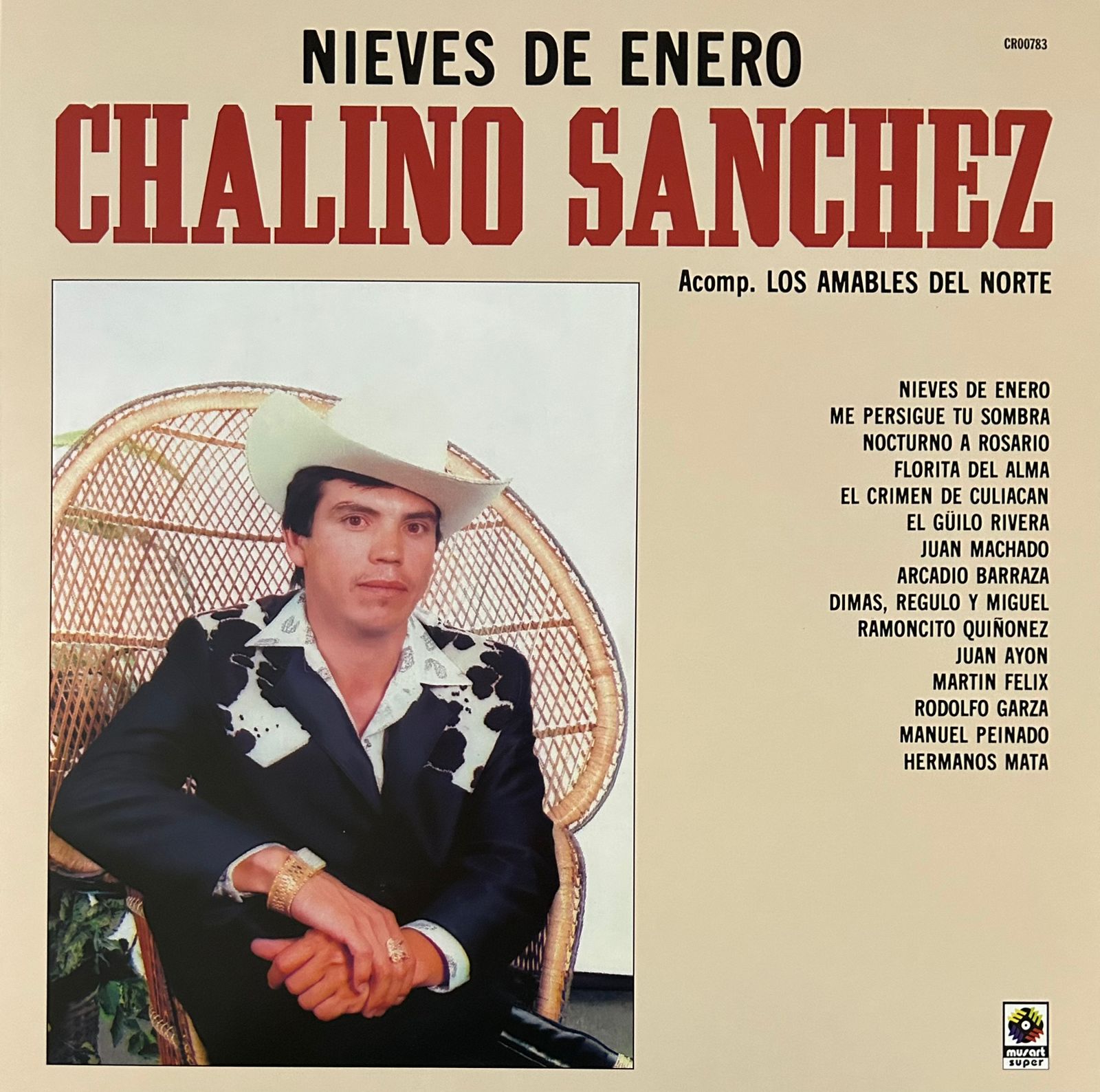 Chalino Sanchez Nieves De Enero Lp Vinyl