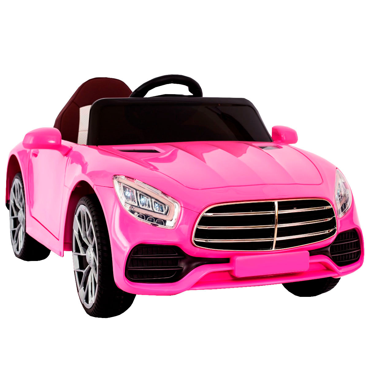 Montable Electrico Para Niños S300  Mercedes Benz C-Lee Rosa 