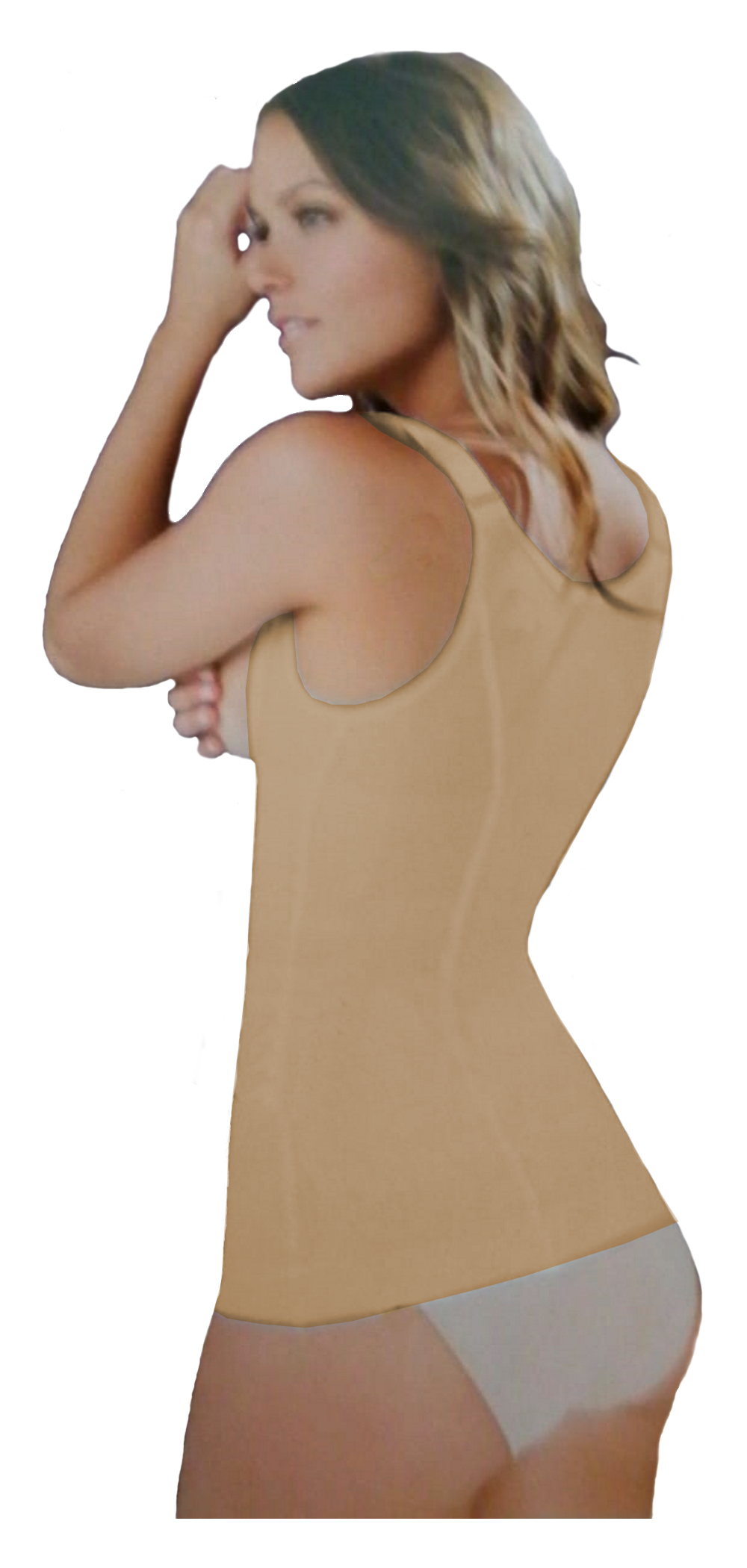 Faja Camiseta Senos Libres Ultra Perfect Alto Control Modelo 204, Body Siluette