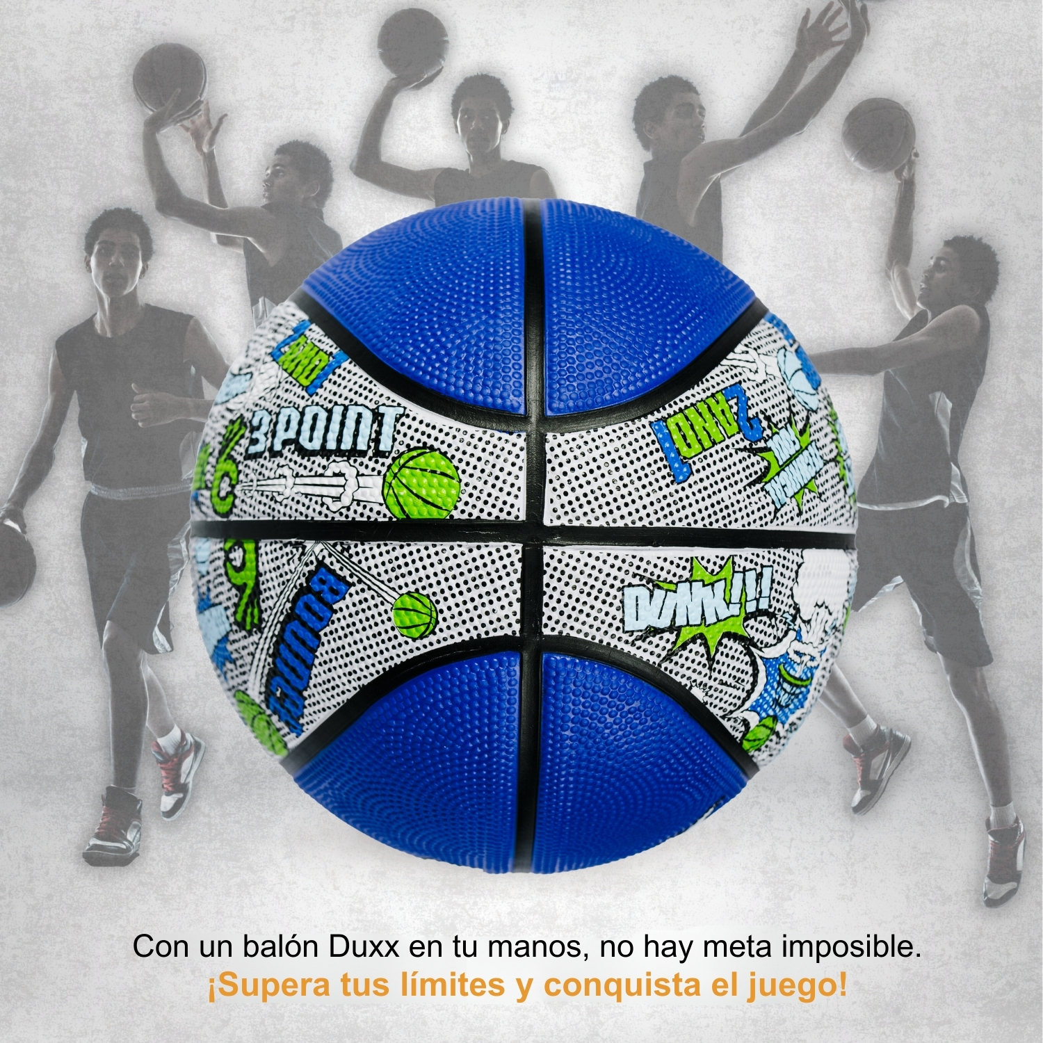 Duxx Balón Básquetbol #7 Hule Comics Edition