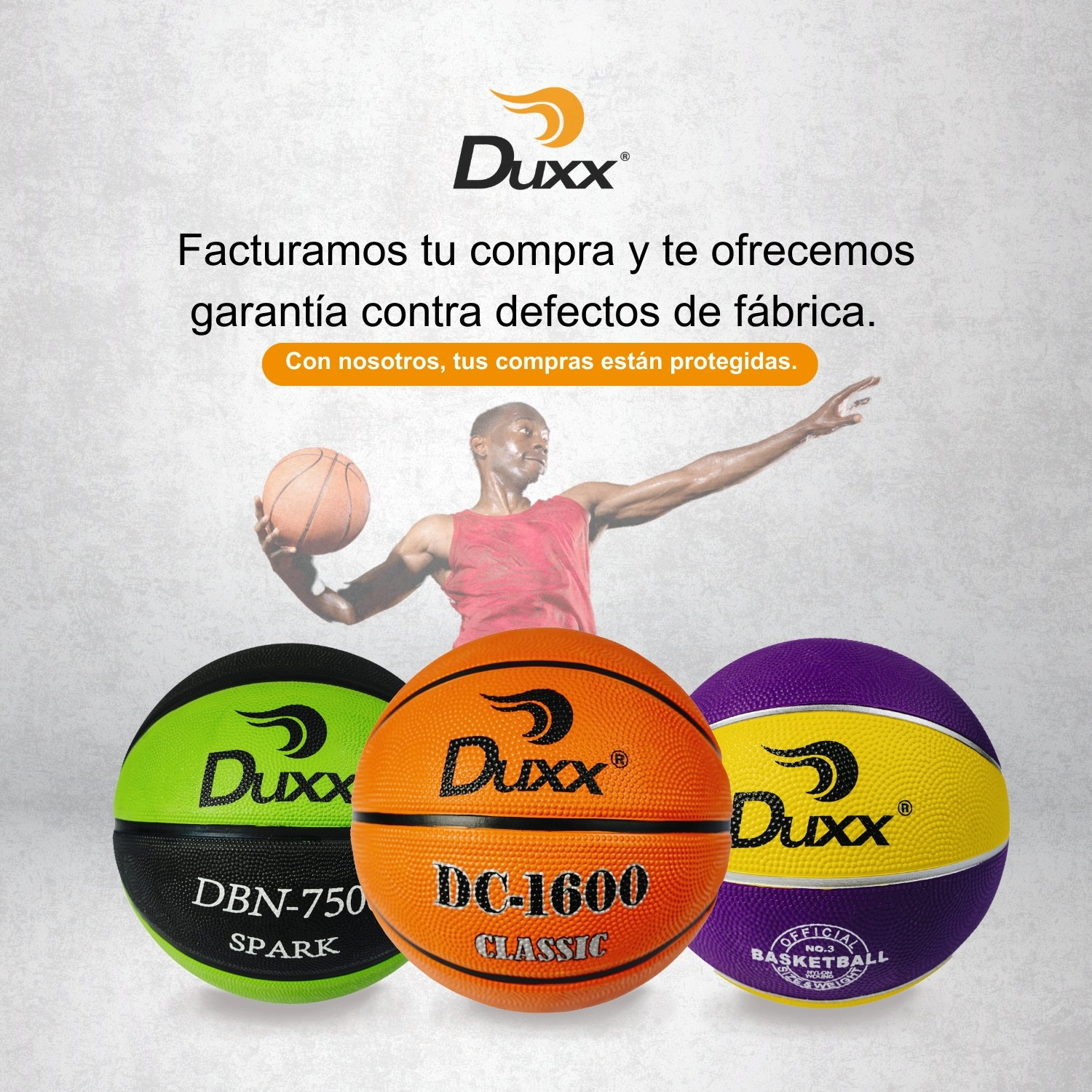 Duxx Balón Básquetbol #7 Hule Comics Edition