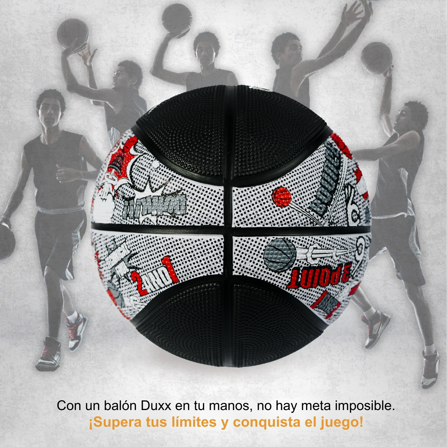 Duxx Balón Básquetbol #7 Hule Comics Edition