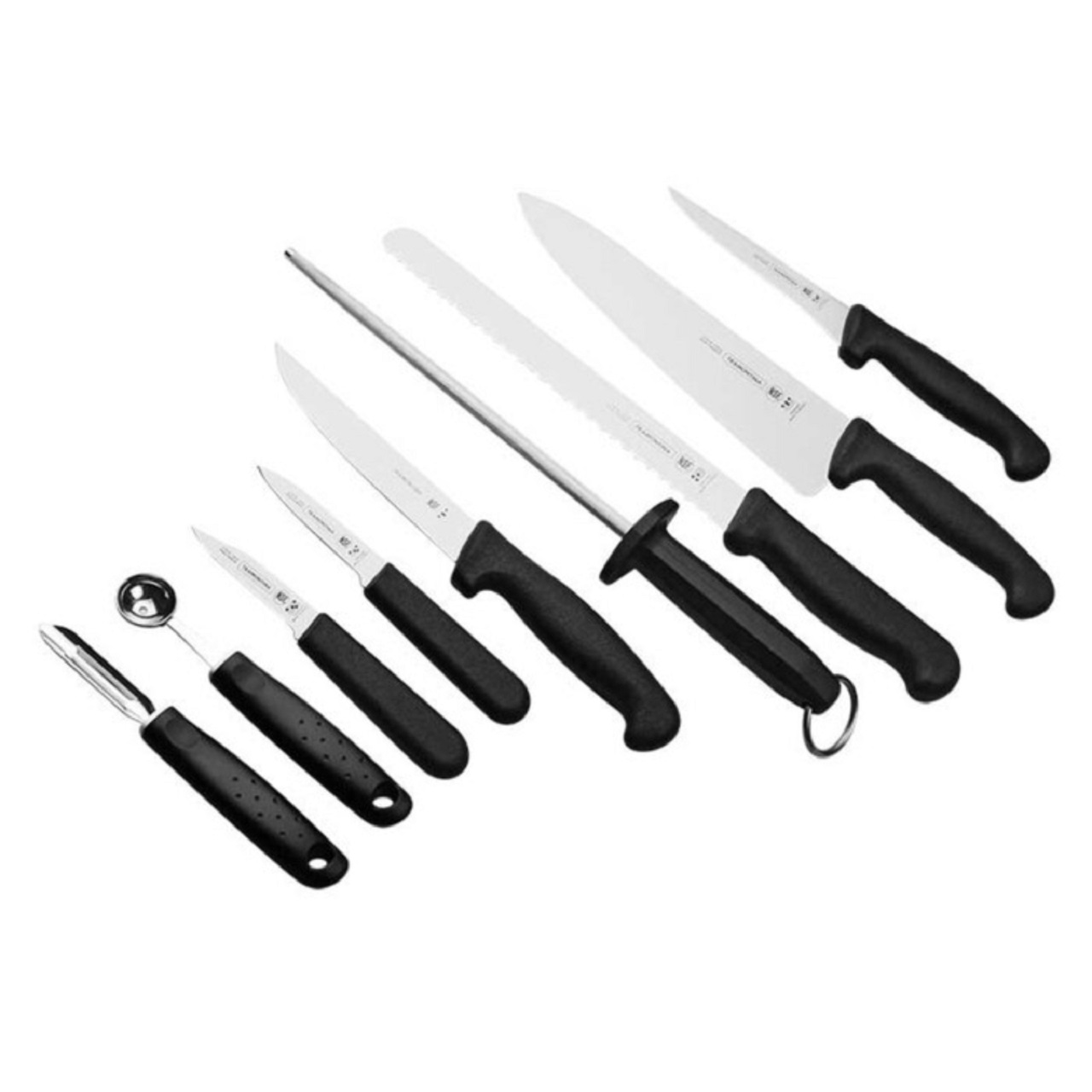 Estuche de Cuchillos Estudiantes Tramontina 32200/386 Master 10 Pzas Negro ENDY2