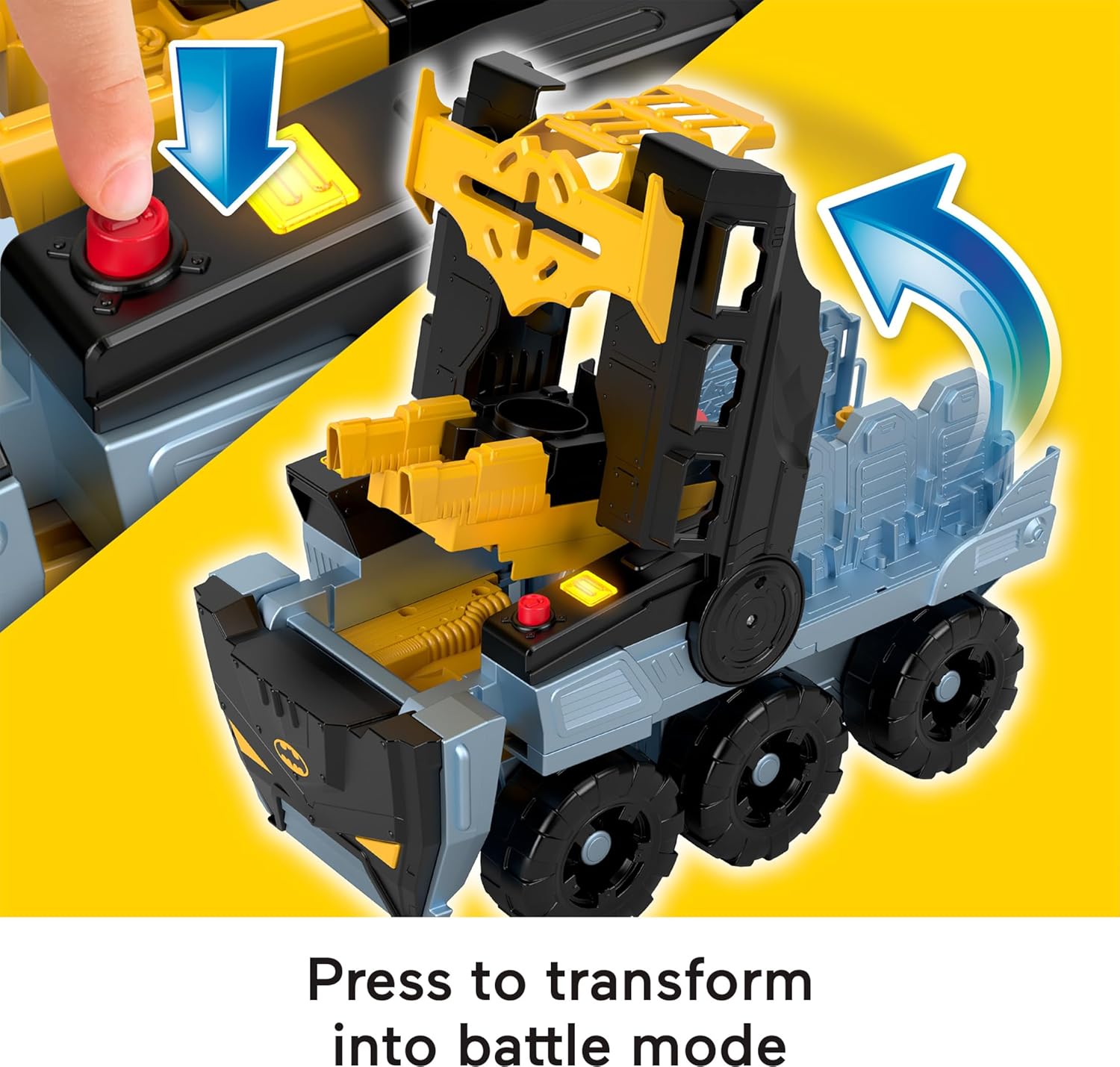 Fisher Price Imaginext Batman Vehiculo Transformable HVY04 Mattel