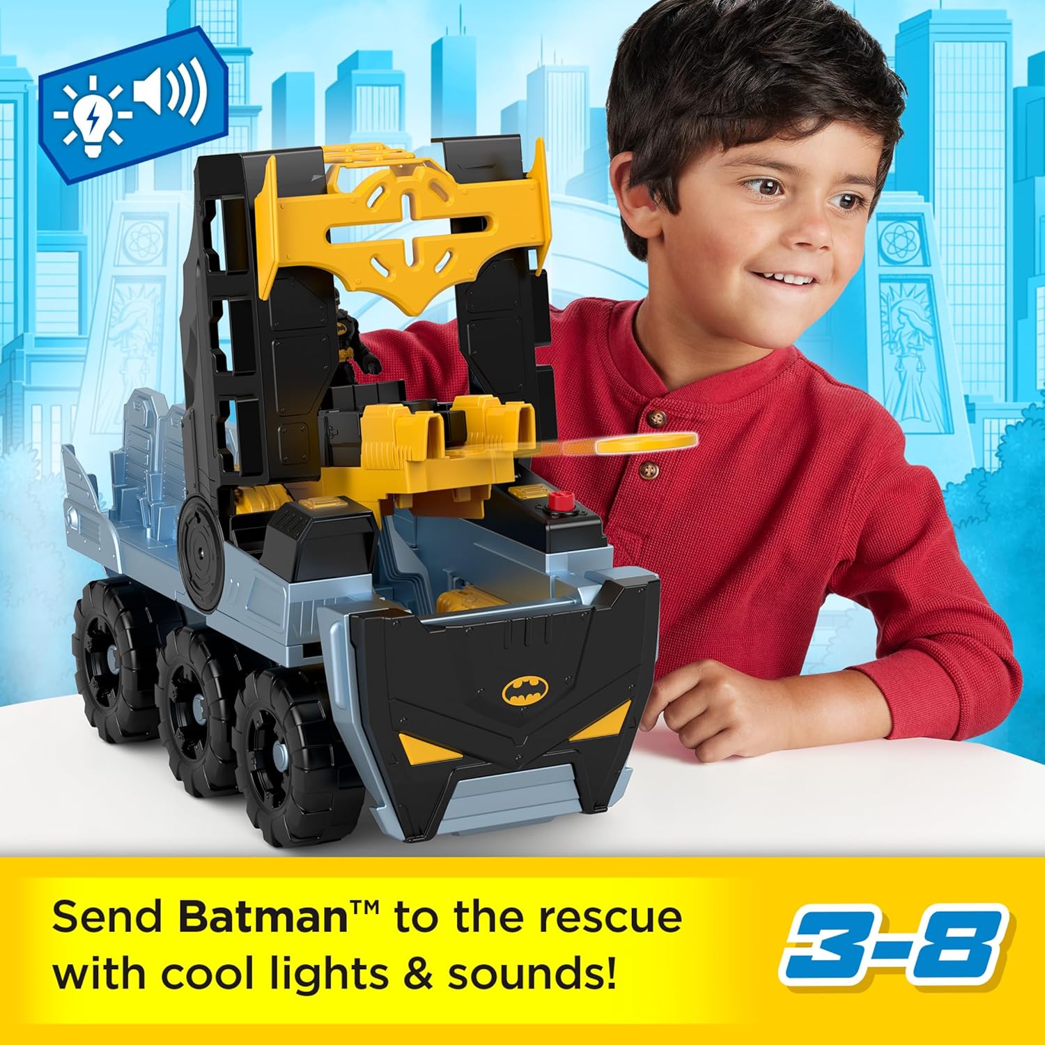 Fisher Price Imaginext Batman Vehiculo Transformable HVY04 Mattel