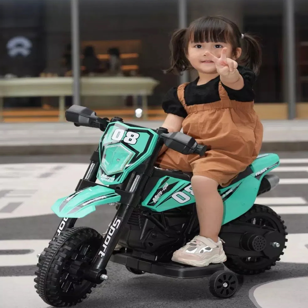Montable electrico Para Niños Mini Moto 1288 Le Monde Verde