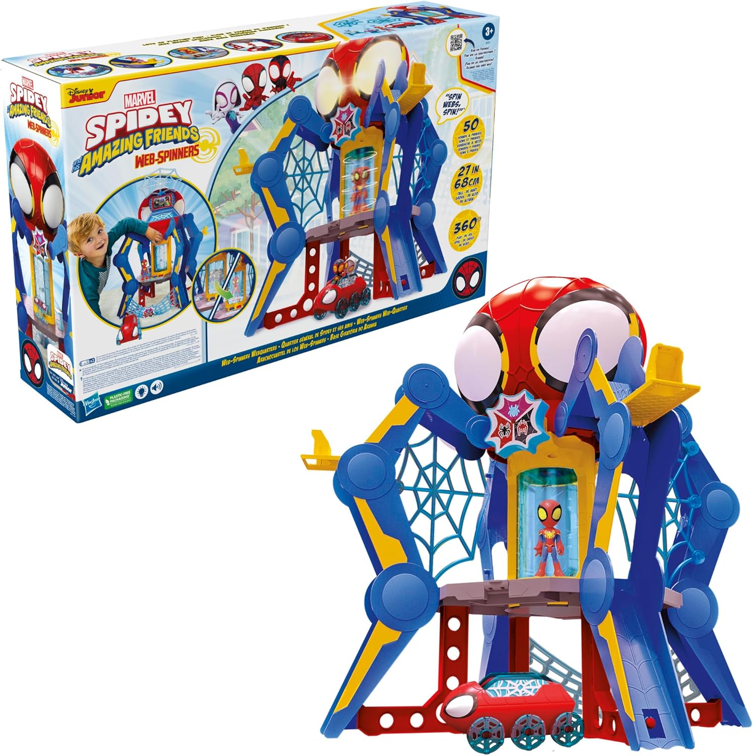 Aracno Cuartel Spidey Torre Spiderman Hasbro F6723