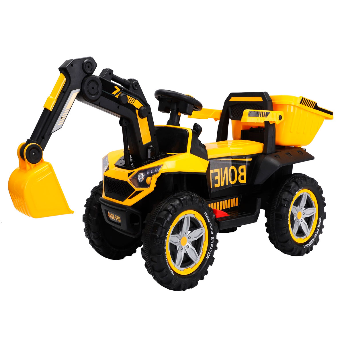 Montable Electrico Excavadora YW-1888 Le Monde Amarillo