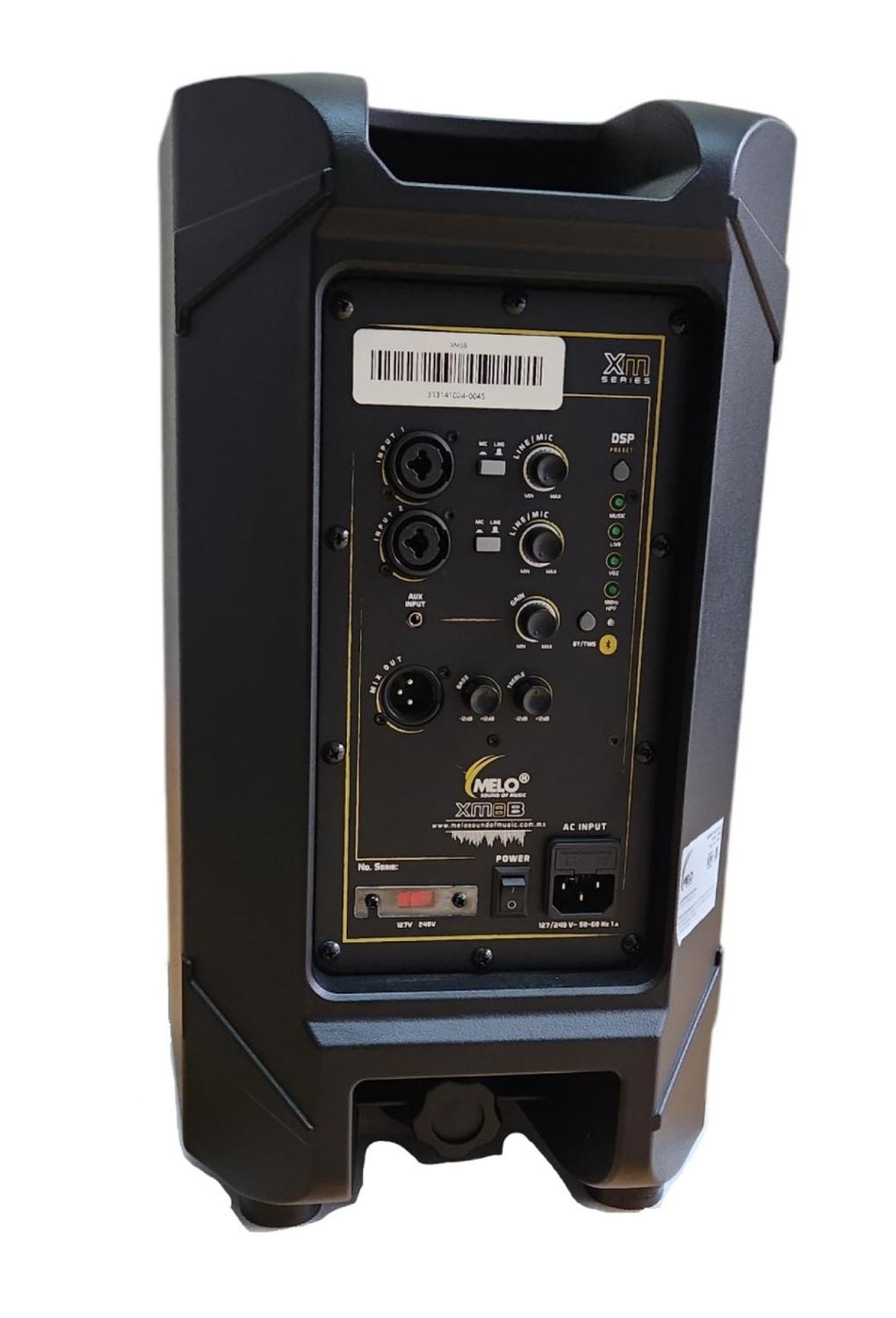Melo Xm8b Bafle Activo 8’’ Bluetooth 350w RMS